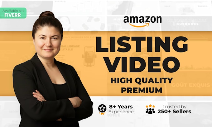 create high quality amazon listing video for your product