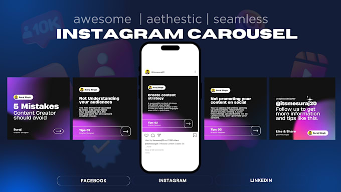 be your canva instagram carousel post creator