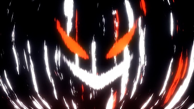 create a fire halloween logo animation intro