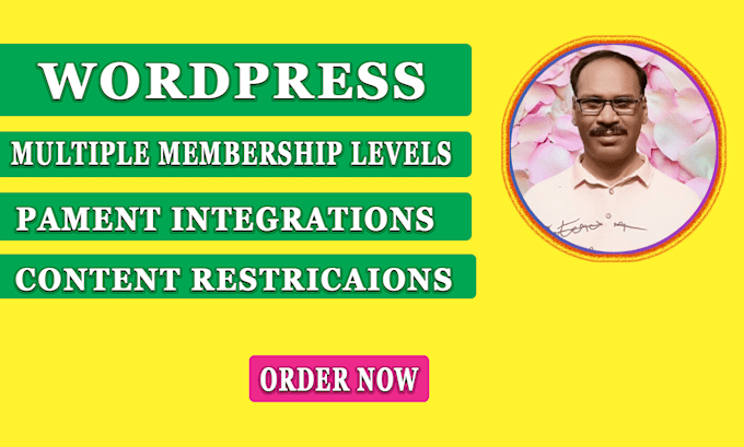 wordpress membership website develop
