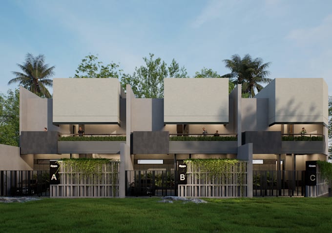 house with modern facade