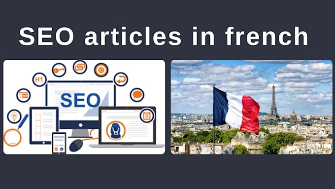 write SEO content or article in french