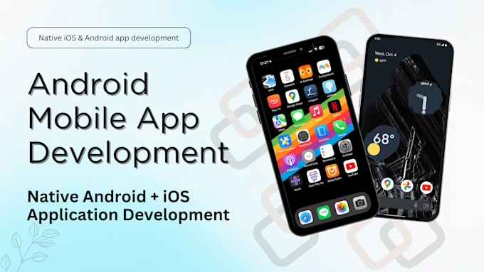 build android apps with java and kotlin as an android developer