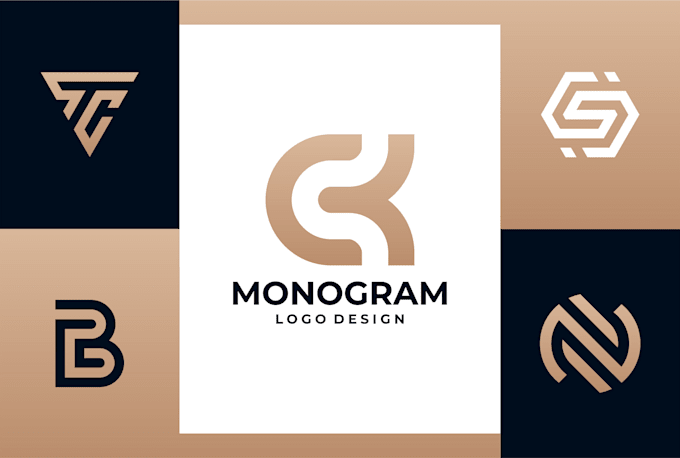 design monogram initial letter logo