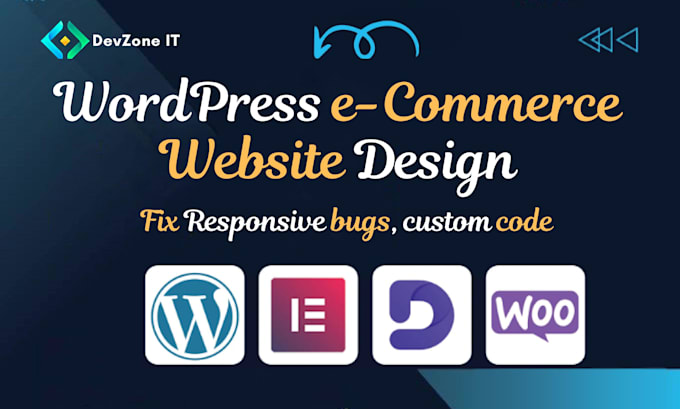 build wordpress ecommerce website using elementor or fix responsive bug in 12hrs