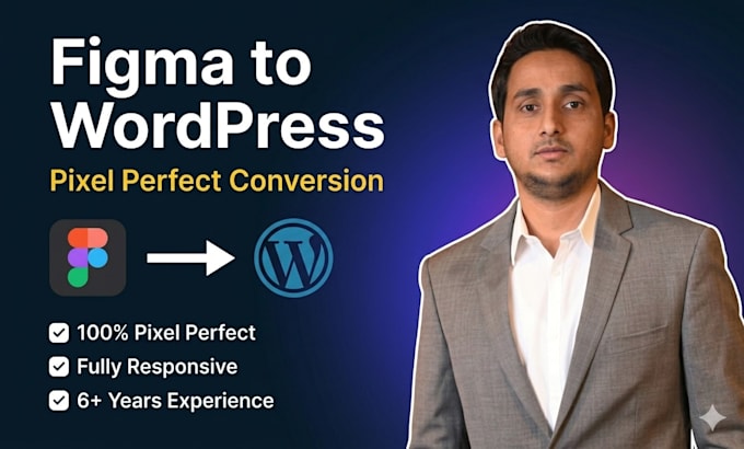 Convert figma to pixel perfect wordpress website using elementor pro by ...