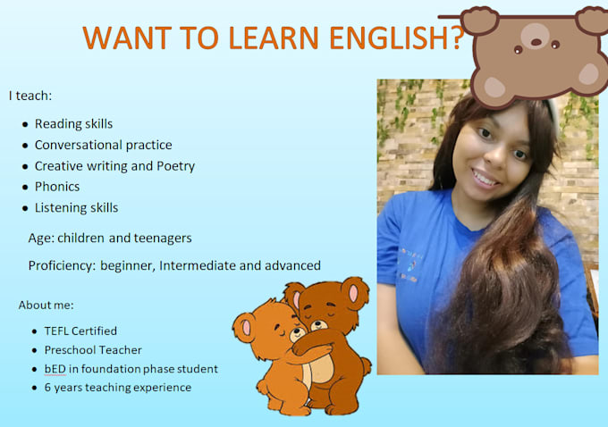 teach your child english language