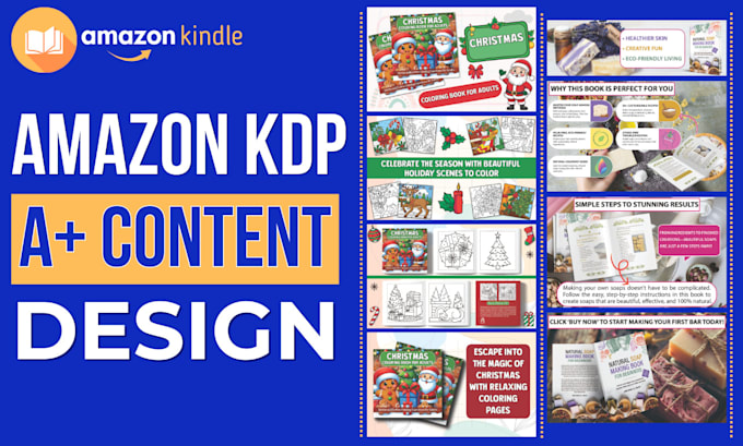 design professional amazon kdp a plus content