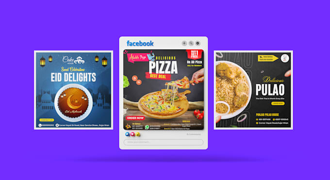 design social media posts, banners, logo, and t shirt designs