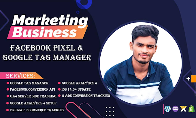 do tag manager,google analytics4,fb pixel,pinterest tracking,conversion tracking