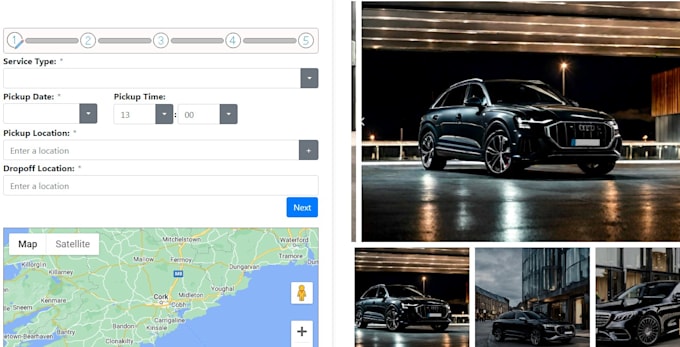 rank chauffeur limousine taxi booking website with complete SEO service