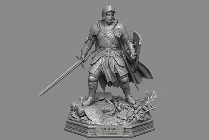 create professional 3d sculpting for 3d printing