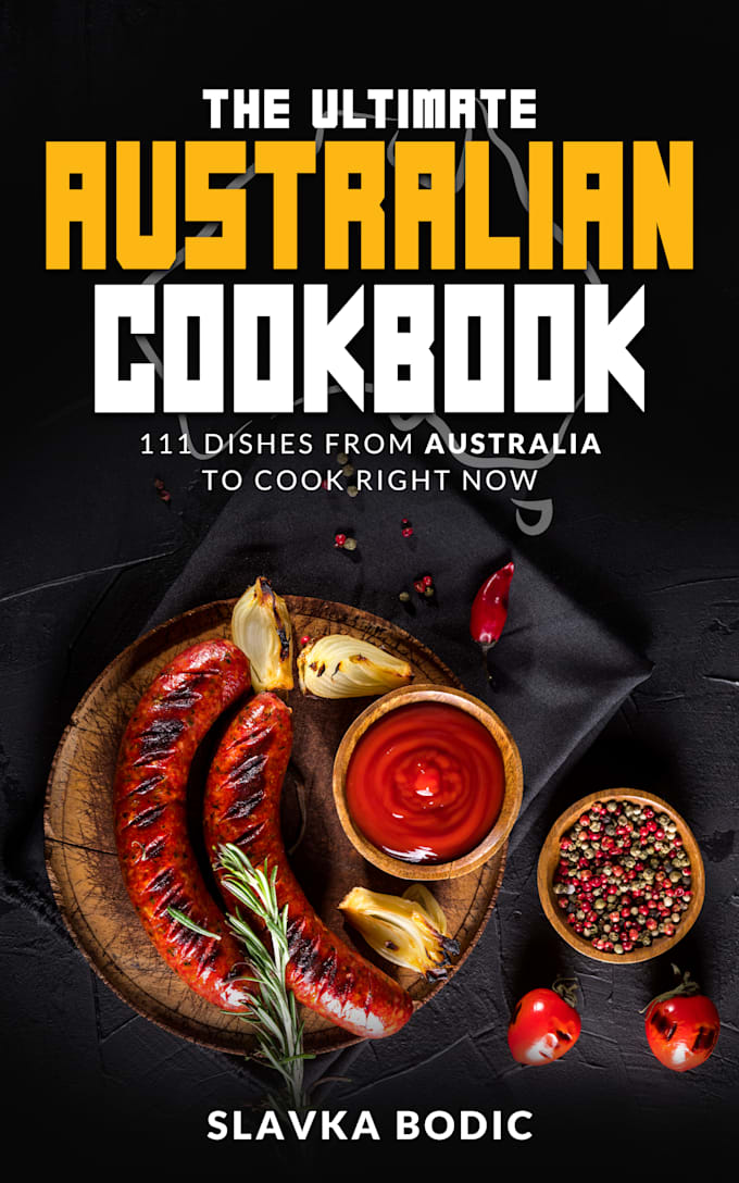 create amazing cover for your cookbook