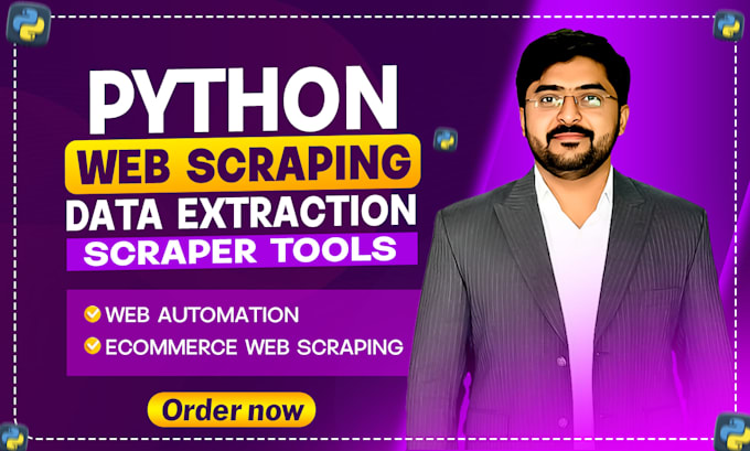 develop web scraper for website scraping and data extraction