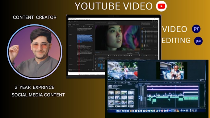 do professional video editing for volg and youtube