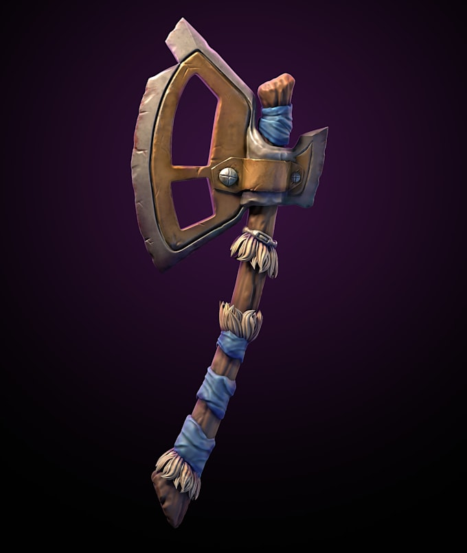 do 3d stylized model props, objects or weapons