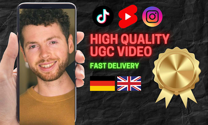 create a high quality german ugc video