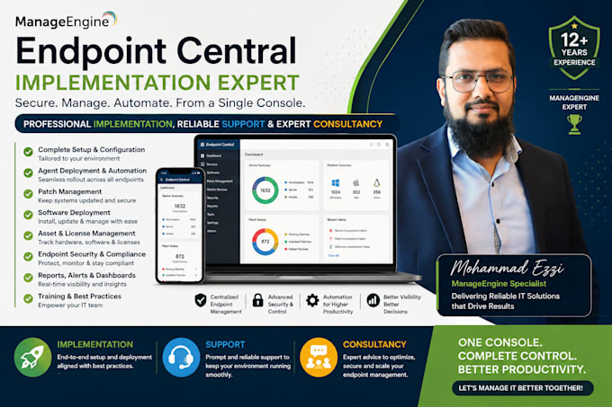 help you setup manageengine endpoint central