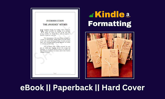format your book for ebook or print layout for amazon KDP with style