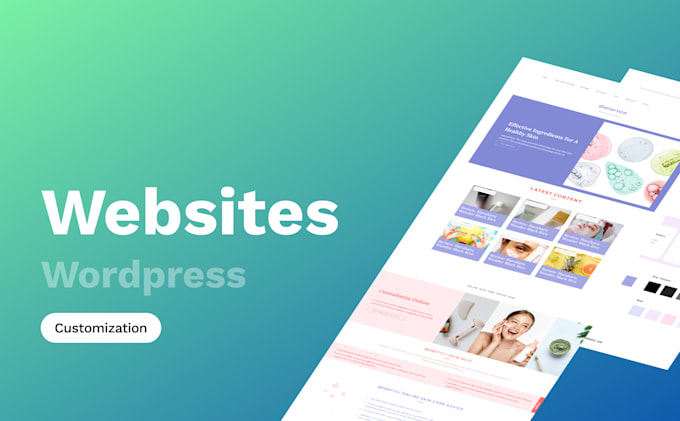 design a custom and powerful modern website in wordpress