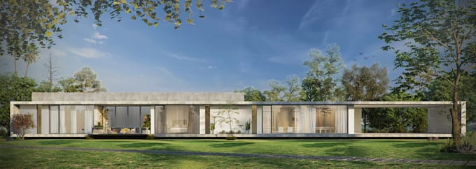 make exterior and interior archviz 3d rendering, walkthrough