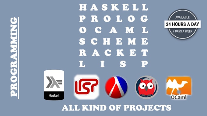 do code for haskell lisp prolog ocaml racket scheme lisp