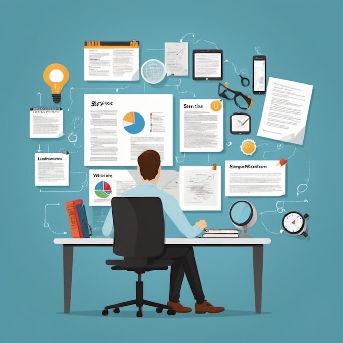 research and write technical articles, blogs and reports