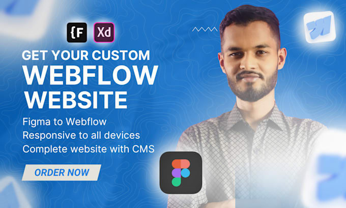 develop your website from figma and xd to webflow