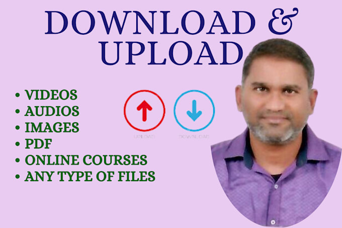 help to download and upload yours important files