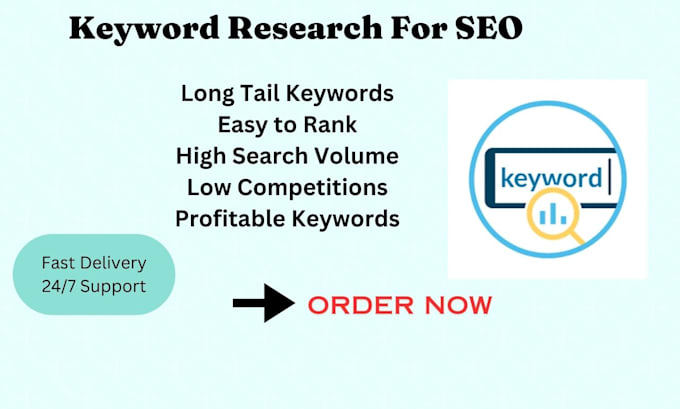 Image showcasing Do seo long tail keyword research to rank your site on google by ...