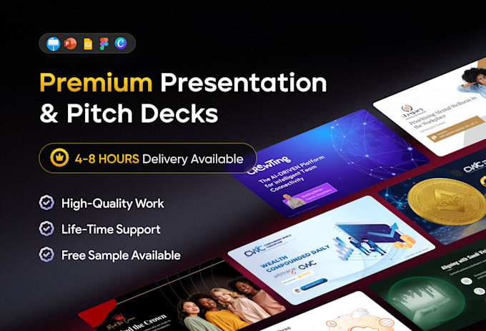 do powerpoint presentation and investor pitch deck design