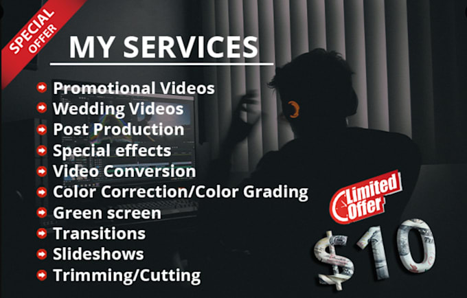edit your youtube, gaming or any type of videos