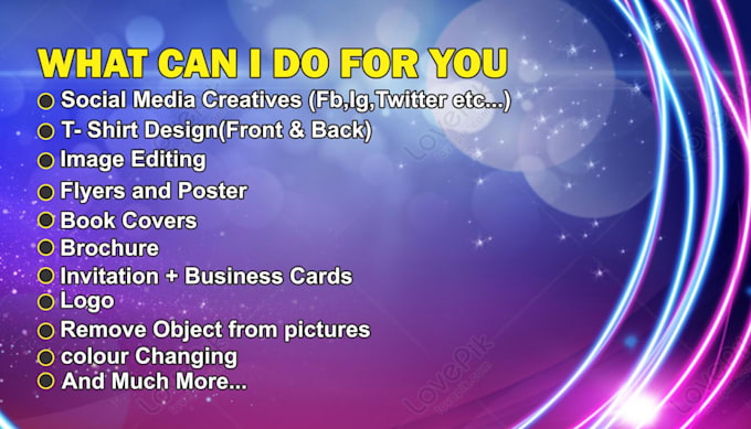 be your personal professional graphic designer