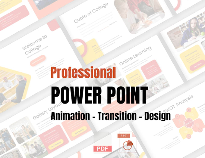 create a professional power point presentation pfe PPT