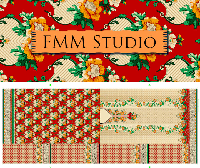 design seamless textile pattern and wallpaper backgrounds
