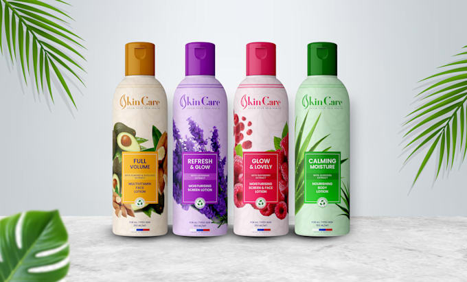 do cosmetic product packaging and label design