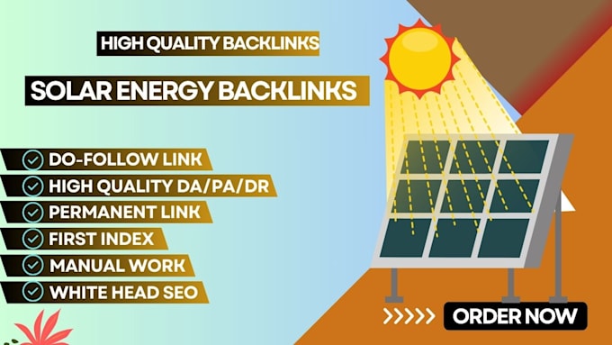 skyrocket your website with premium solar backlinks