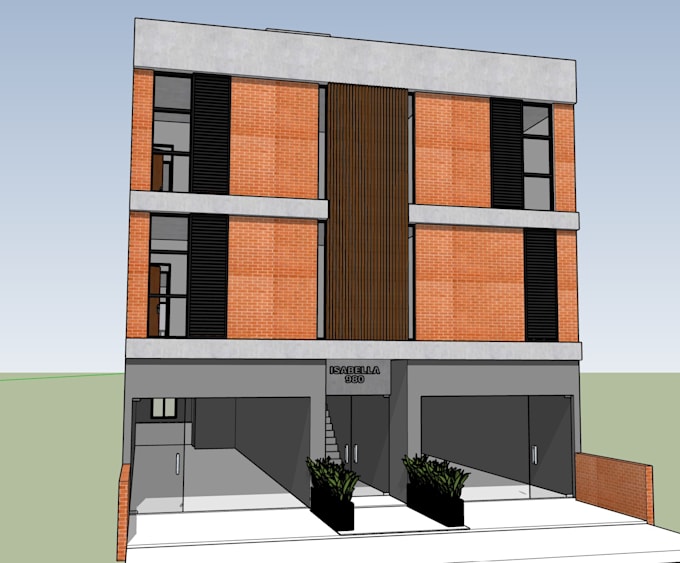 create a 3d sketchup model for your project