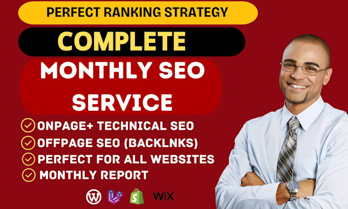 optimize website on page technical SEO services wordpress, laravel, wix, shopify