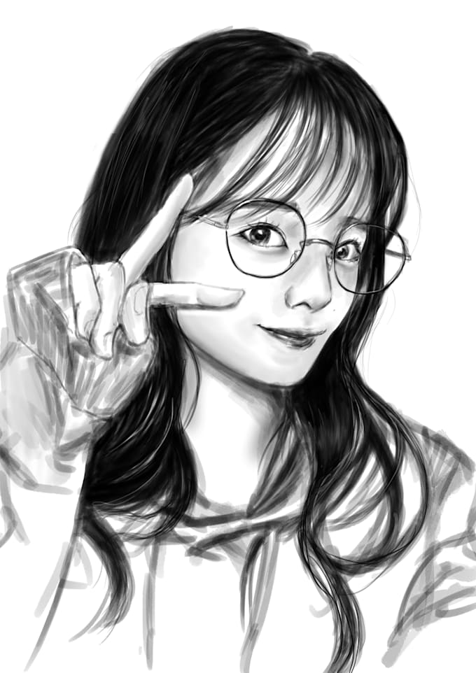 draw your face in digital
