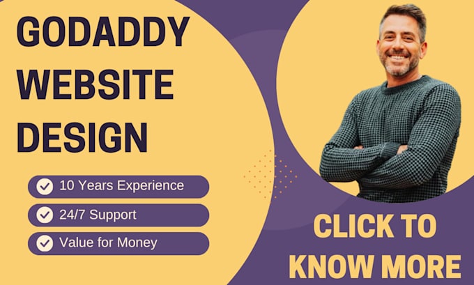 do godaddy website design or godaddy website redesign and landing page