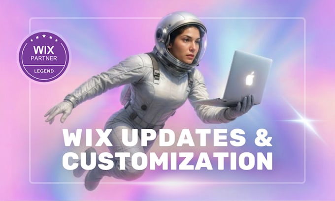 update and customize your wix website