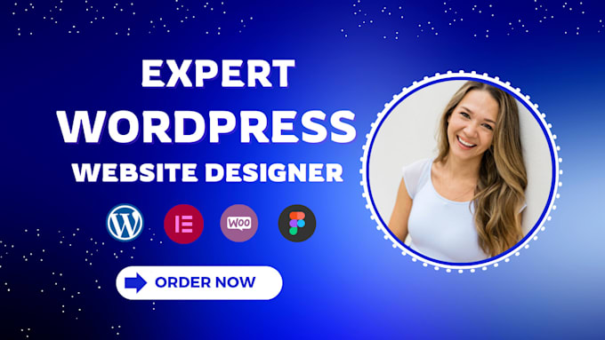design and develop a wordpress website using elementor