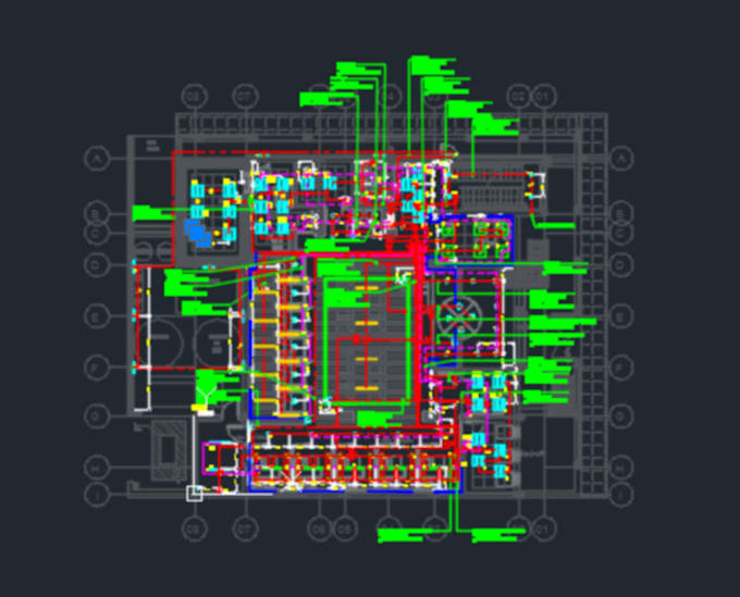 design and shop drawing for electrical plans power and lighting