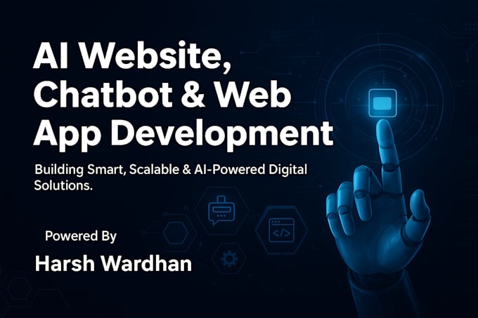 develop ai website ai chatbot and ai web application