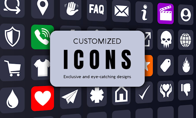 design custom icons for your application or web site