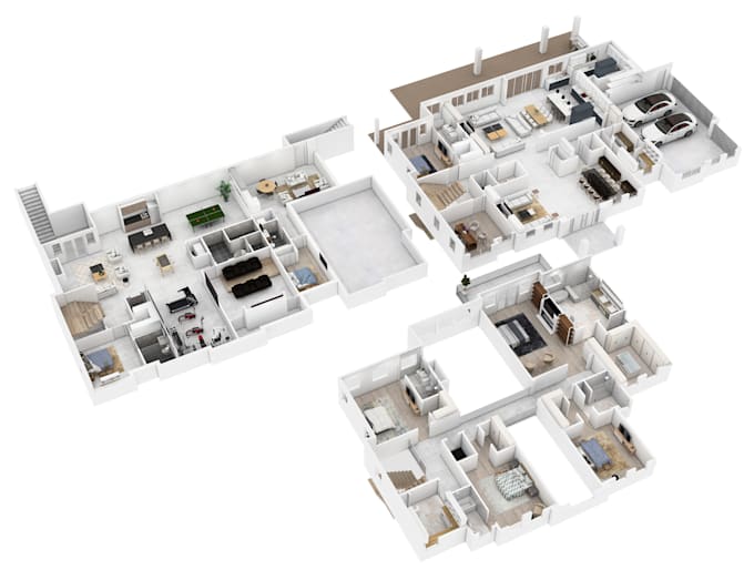 do an architectural 3d floor plan