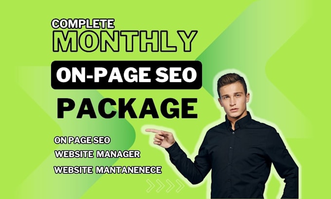 be your monthly complete onpage seo website manager