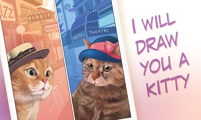 draw a cat related drawing