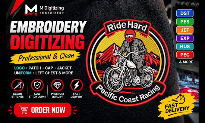 expert embroidery digitizing transform your designs with precision and speed
